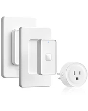 Remote Control Outlet Wireless Wall Switch, Wireless on off Remote Switch Outlet