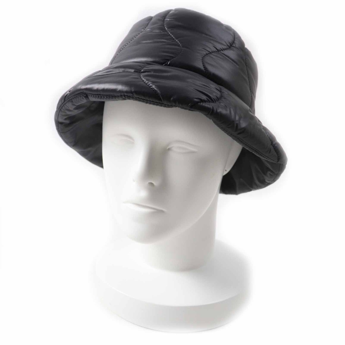 Miu Miu Black Logo-Embroidered Bucket Hat Miu Miu Logo Embroidered Bucket Hat - Black Hats  main image 4