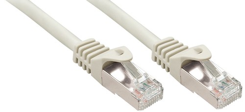 LINDY 48390 0.5m Cat.5e F/UTP Network Cable Grey Pack of 5 - 第 1/1 張圖片