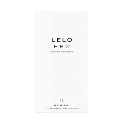 LELO HEX  Kondome 12 er Pack revolutionär Wabenstruktur strukturiert Verhütung