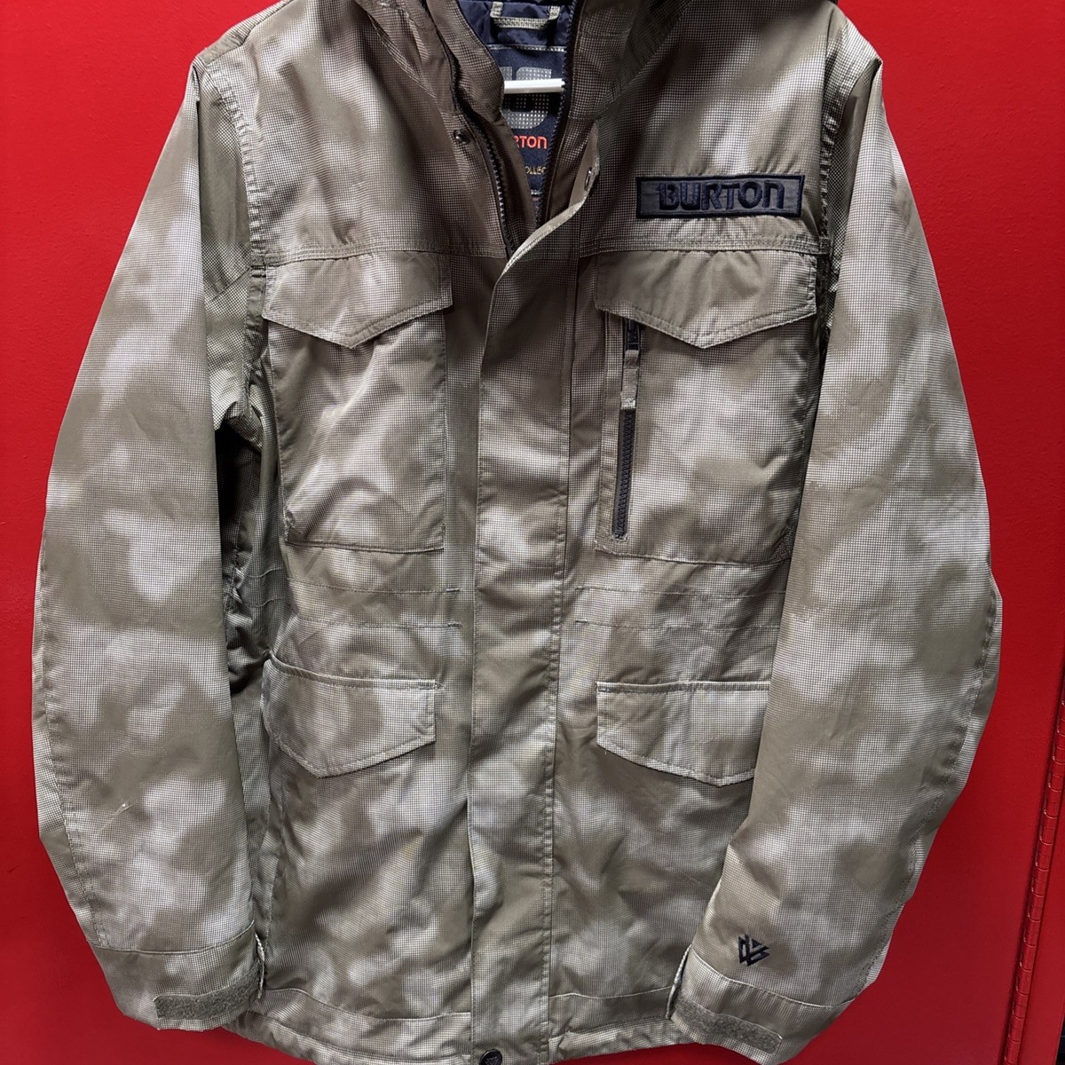 Burton Shaun White Collection Dryride Green Plaid Jacket Size M | eBay