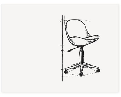 Whiteboard Board-up 75x50 cm