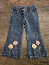 Vintage Y2K Gymboree Freshly Picked Line Girls Flare Jeans Size 3