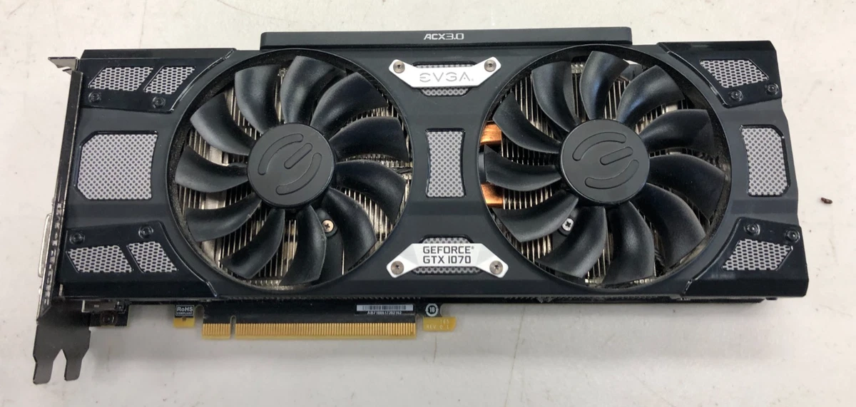 EVGA NVIDIA GeForce GTX 1070 8 GB Memory Computer Graphics Cards