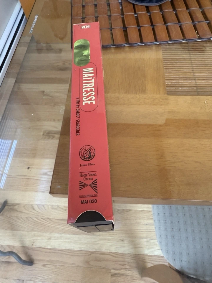 Very Rare, mint VHS Copy Of Maitresse By Barbet Schroeder. - Image 4 of 4