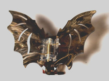 Bat Halloween Hair Clip 3.25" x 2" x 1.5" Browns