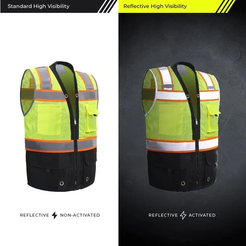 Shine Bright Safety Vest - High Visibility with Reflective Straps and Pockets – image 4