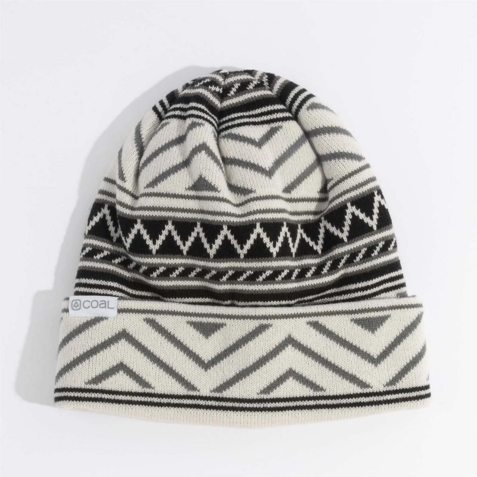 Coal The Weston Mid Length Acrylic Beanie Unisex OSFM Off White New