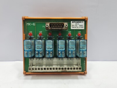 AUTO MASKIN MK-6 RELAY EXPANSION UNIT MODULE 75260