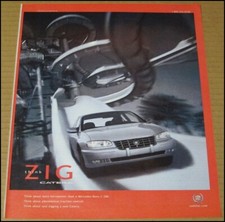 1999 Cadillac Catera Print Ad Car Sedan Automobile Advertisement 10 X 12 Vtg