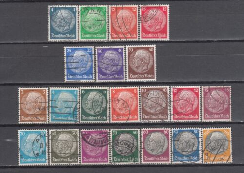 Germany 1932-1933 Hindenburg Mi 467-473, 482-495 Used