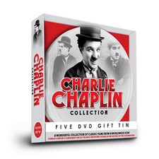 CHARLIE CHAPLIN WONDERFUL REEL COLLECTION 5 DVD SET GIFT TIN 37 CLASSIC FILMS