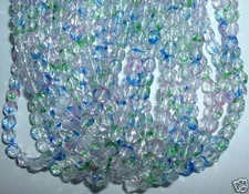 AL276 CZECH 4mm Fire Polished Beads-CRYSTAL COLOR-50