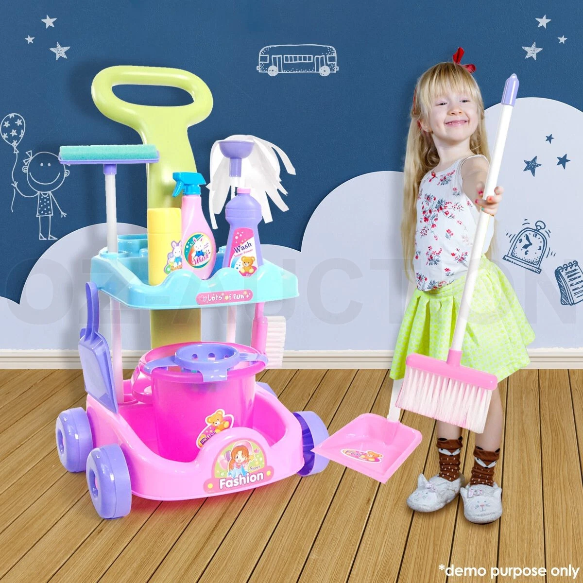 Kids cleaning play set deals