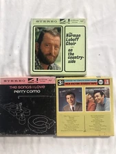 LOT REEL TO REEL TAPES Perry Cool Ed Ames Norman Luboff Easy Listening