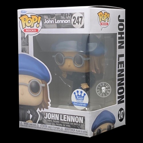 Funko Pop + Protector! Rocks #247 John Lennon in Peacoat (Funko Shop) *Neuwertig* - Bild 2 von 11