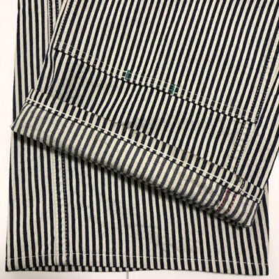 Made in Japan SUGAR CANE Hickory Stripe Denim Double Knee W36