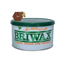 Briwax Teak Furniture Wax Polish Cleans, Stains & Polishes, 16 Oz.
