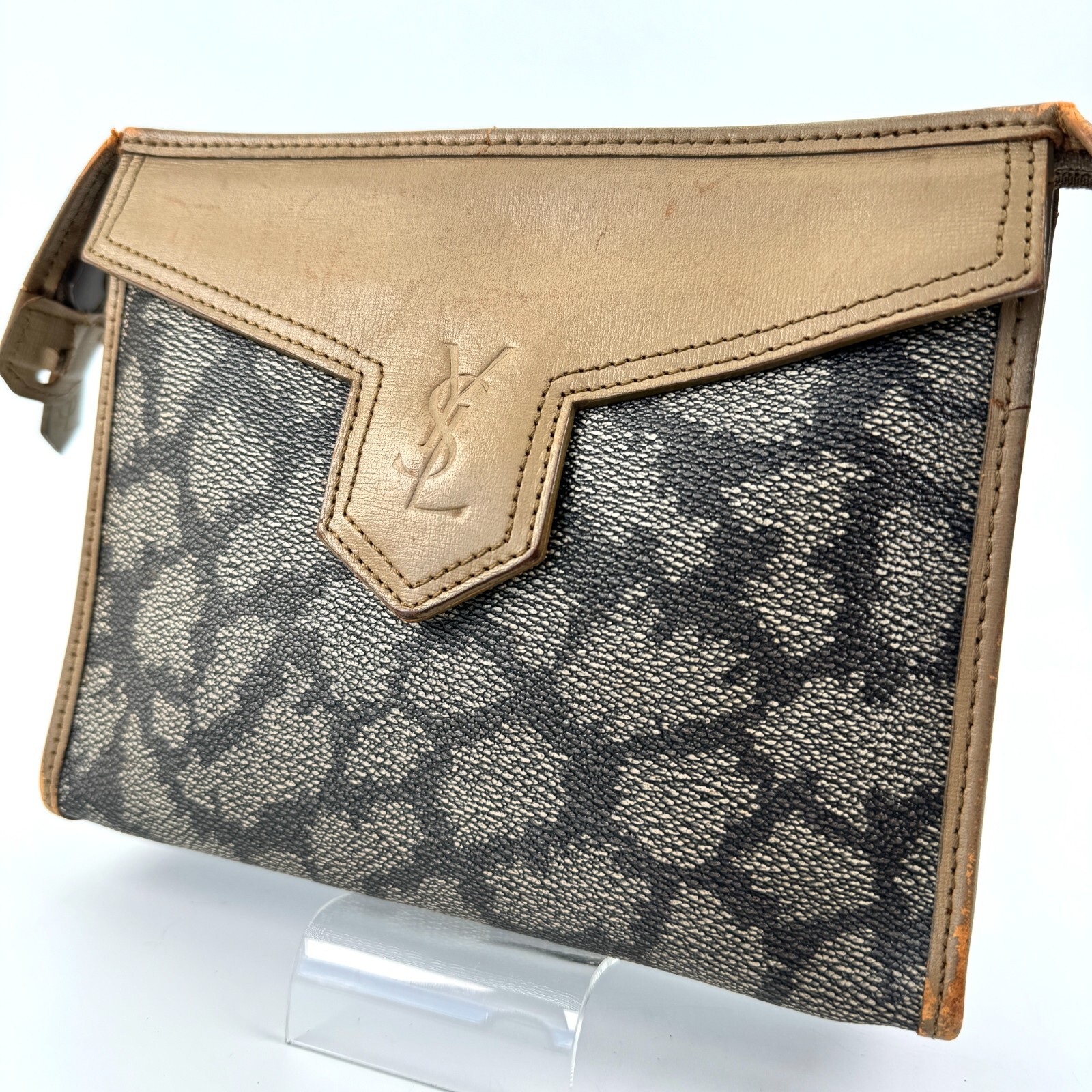 Pochette YSL Saint Laurent fantasia all over pelle dal GIAPPONE Autentica