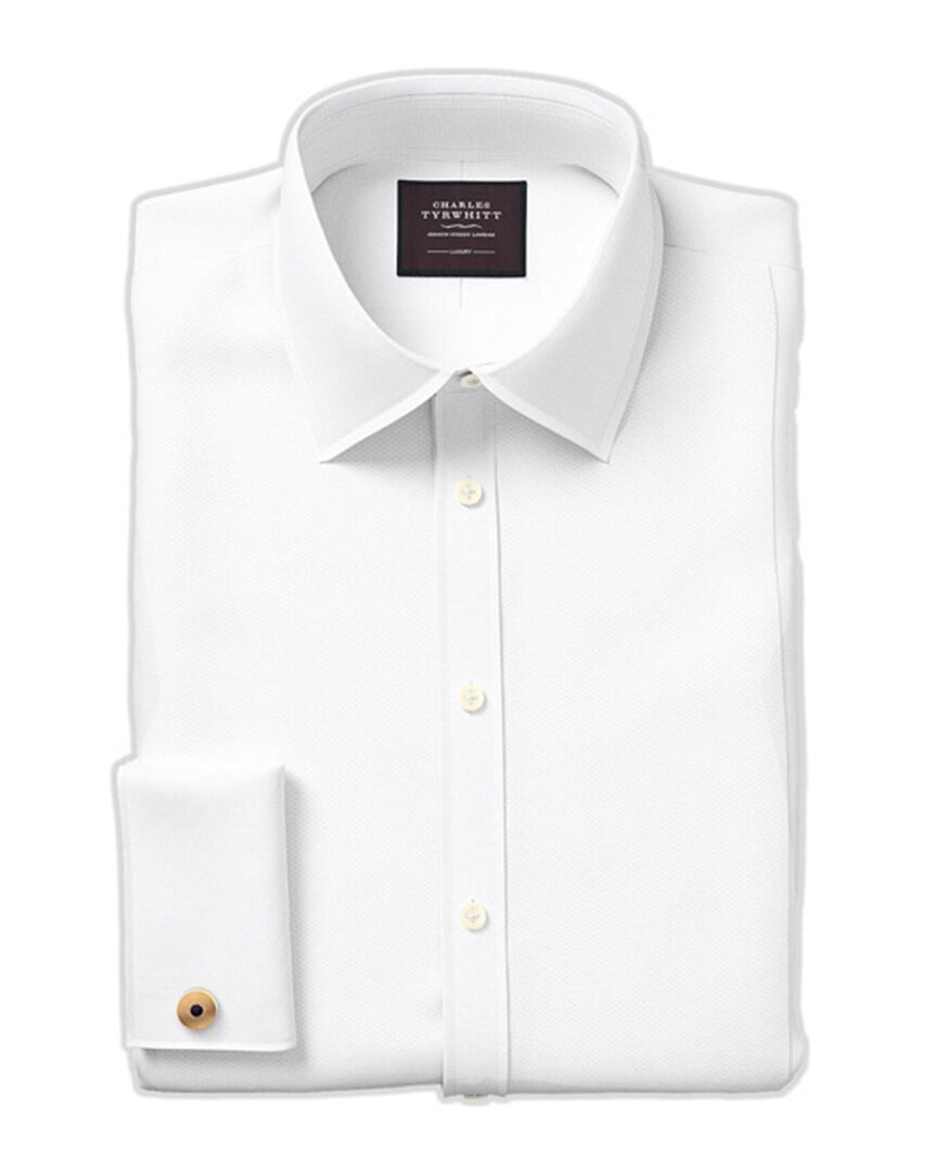Мужская вечерняя рубашка Super Slim Fit с нагрудником спереди от Чарльза Тирвитта