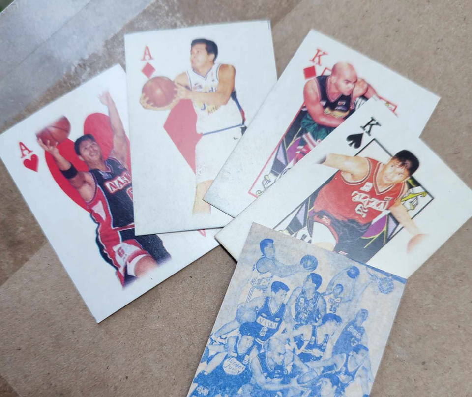 Vintage PBA Playing Cards Complete Philippines 8090s Pinoy Basketball