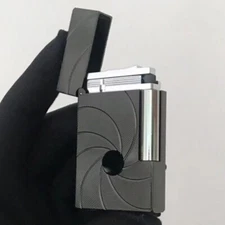 For Memorial S.T Dupont Lighter PING Sound Gas Refillable Brushed/GIFT WA-A11