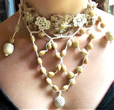 Plastron Femme Or Collier Ras De Cou Chainette Doré