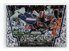 N'KEAL HARRY #23 2020 PANINI PRIZM PATRIOTS ALL OUT NO HUDDLE