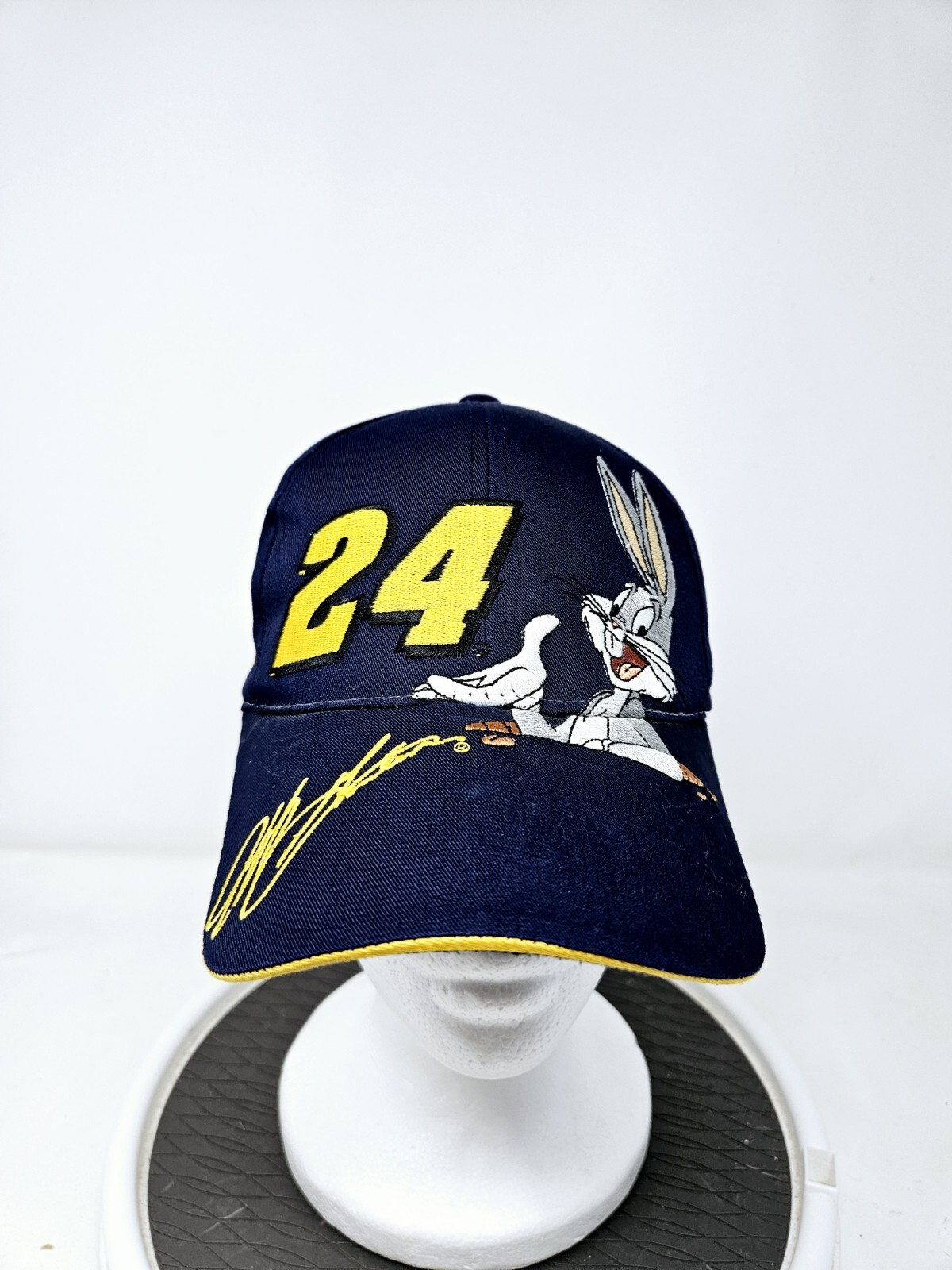 Vintage Jeff Gordon Bugs Bunny NASCAR Snapback Hat by Chase Authentics Monte Carlo
