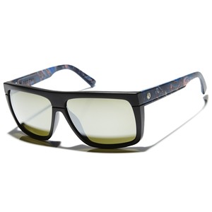 ELECTRIC Black Top Midnight Oil/Grey Silver Sunglasses 