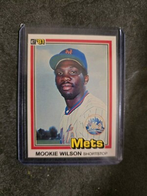 1981 Donruss - #575 Mookie Wilson (RC) MLB NY Mets All Star M/NM