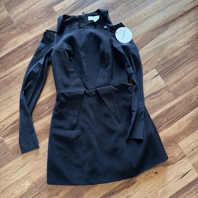 cold shoulder little black dress Petal and Pup Women's Hyatt Dress