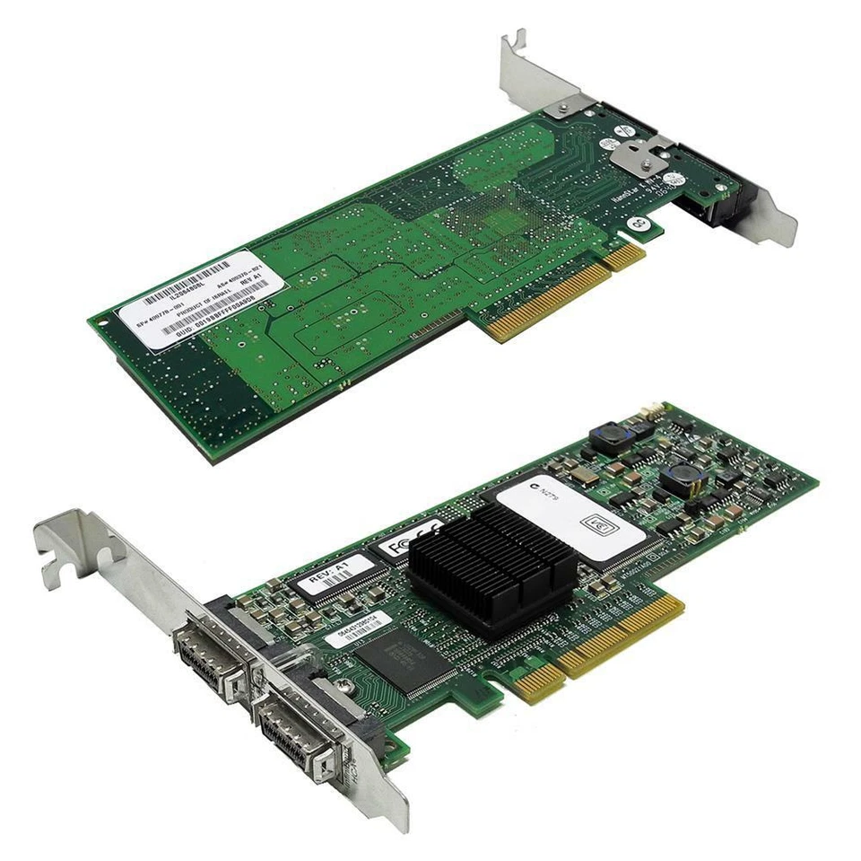HP Dual-Port Infiniband 10GbE PCIe x8 Host Channel Adapter 409778-001 - Immagine 2 di 4