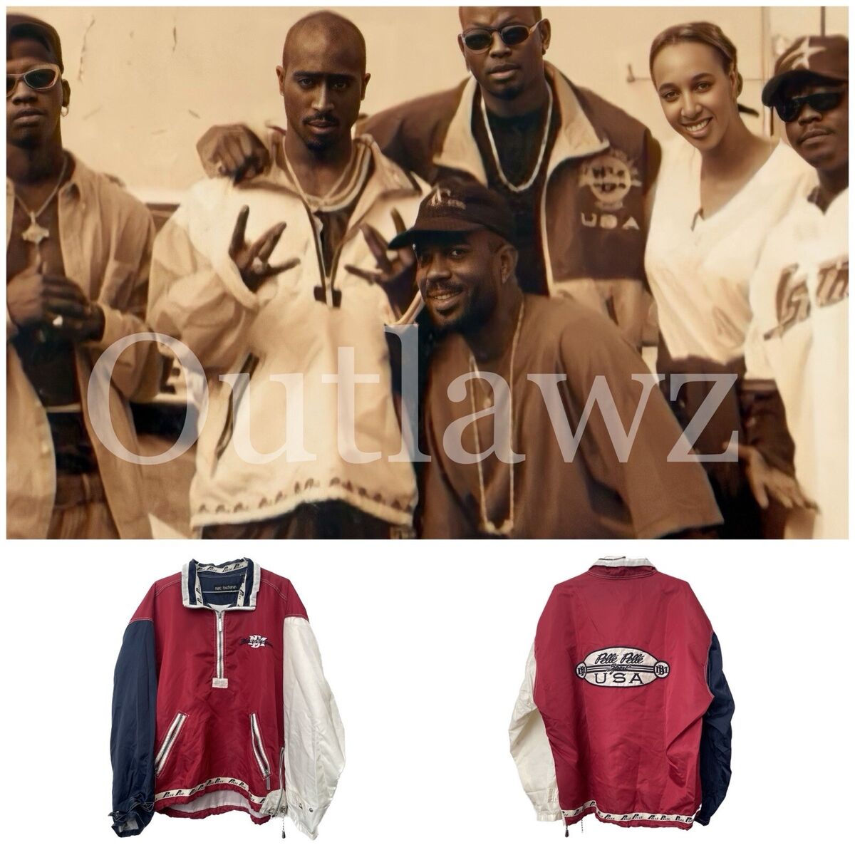 Marc Buchanan Pelle Pelle Windbreaker Jacket **Style Worn By Marc Buchanan Pelle Pelle Windbreaker Jacket **Style Worn By
