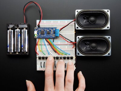 Adafruit Audio FX Sound Board + 2x2W Amp, WAV/OGG Trigger, 2MB, 2210