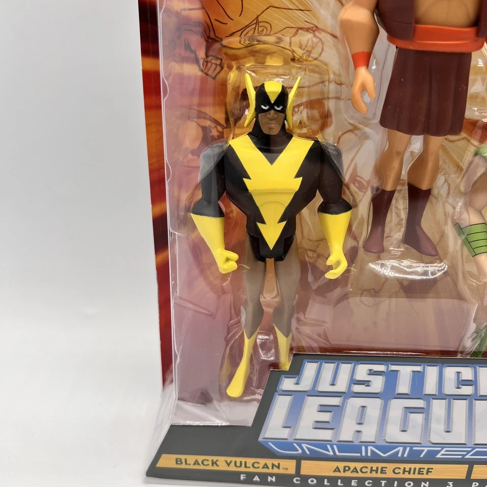 Paquete de 3 figuras de acción ilimitadas DC Universe Justice League Apache Chief, Samurai Foto 4 de 4