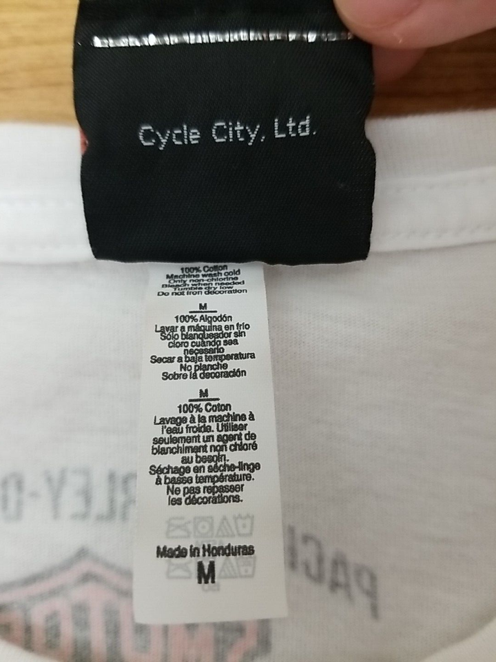 Harley Davidson TShirt Mens M Pacific HD Honolulu Hawaii Ride Aloha