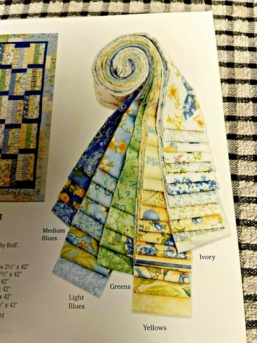 Striscia Happy Quilting on a Roll Donna Kinsey taglio cucito strati rilegatura NUOVO - Foto 4 di 11