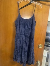 My Michelle Womens Blue Dress Lace Size Medium
