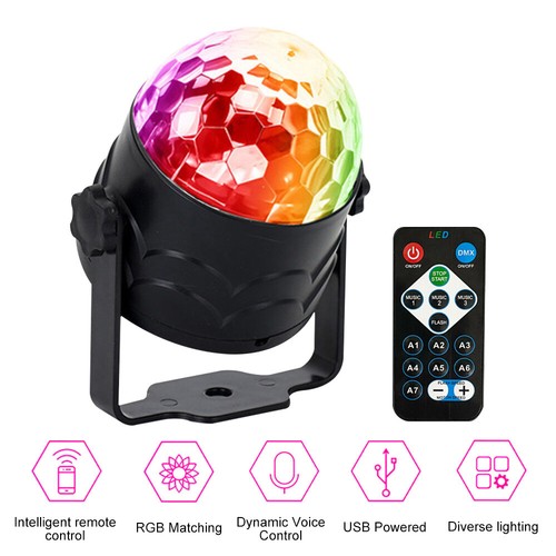 Activated Party Light with Remote Control Lighting Club Lamp 7 Modes Stage Light - Picture 6 of 11