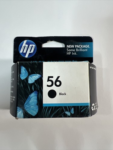 HP Original Ink Cartridge 56 Black C6656AN Option 140 New In Box - Picture 3 of 9