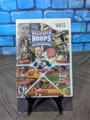 Ultimate Hoops Challenge (Nintendo Wii, 2010) Game, Case, and Instruction Manual