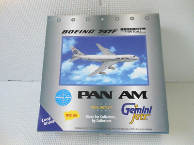 Gemini Jets Flugzeug Modell Pan Am Boeing B747F N901PA 1:400 Retro Jets Metall