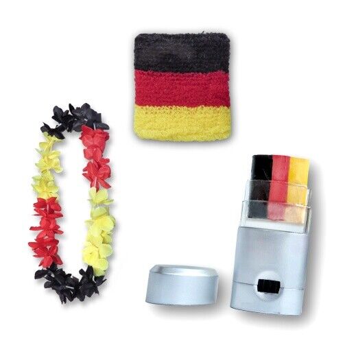 Sonia Originelli Fan-Paket Girls EM "Deutschland" Germany Fußball Hawaiikette  . - Bild 1 von 1