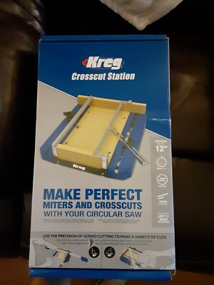 Kreg Crosscut Station w/ Guide Rails & Straight Edge Guide NEW in box 