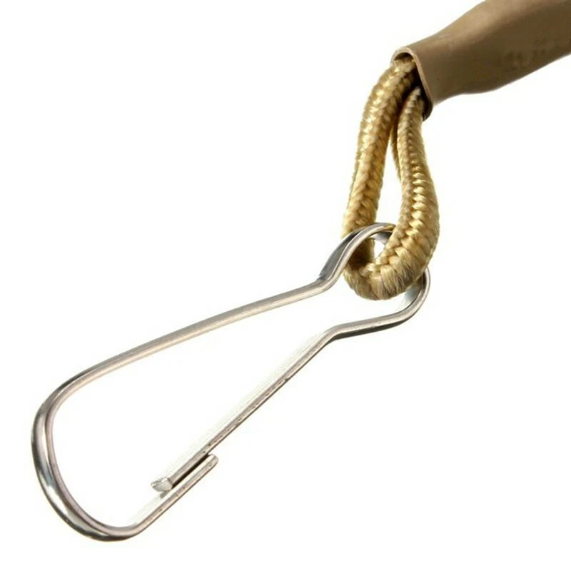 Tactical Elastic Pistol Lanyard Sling Handgun Secure Spring Retention Rope Sling - Image 2 of 4