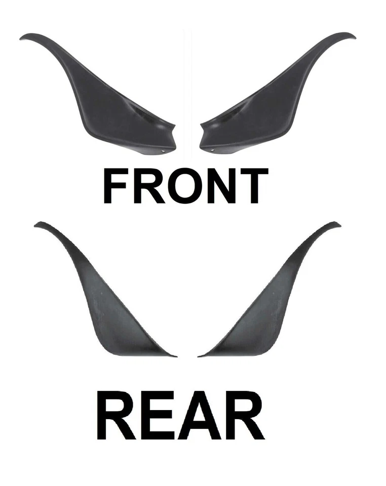 Pontiac Trans AM Firebird 1977-1978 guardabarros delantero y trasero juego de 4 piezas Foto 2 de 4