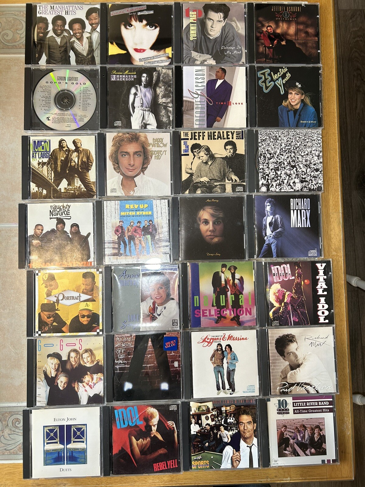 Vintage Lot Of 60 CD’s. Rock, Pop, Etc. In Very Good To Like New Condition