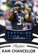 2015 Prestige Captain Collection #18 Kam Chancellor Seahawks
