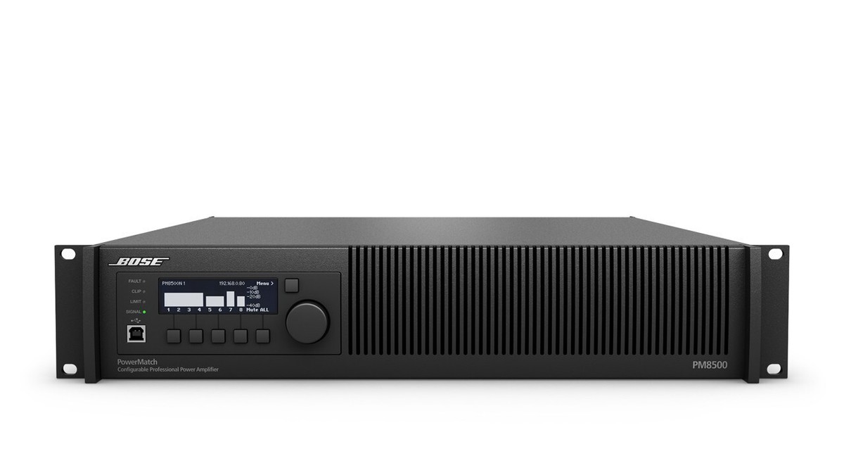 BOSE パワーアンプ『PowerMatch PM8500N』未開封品 Bose PM8500N 8 Channel Power Match Power Amplifier Ethernet Based